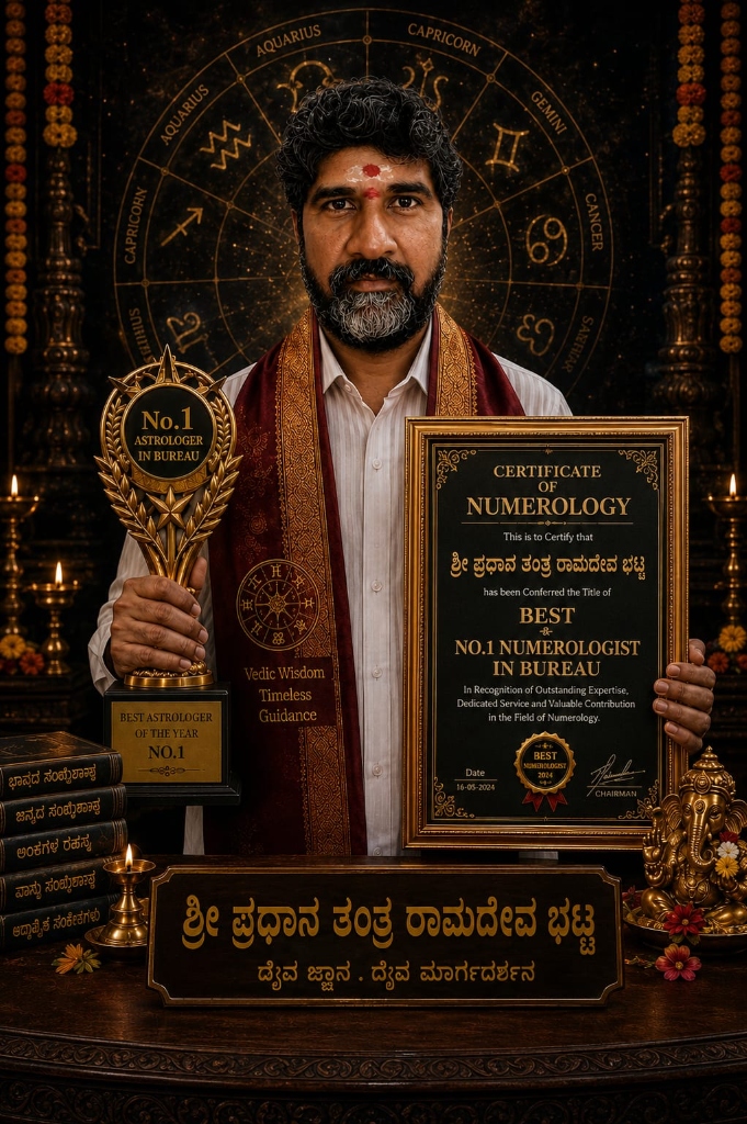 Best & No.1 Numerologist in Bureau Award